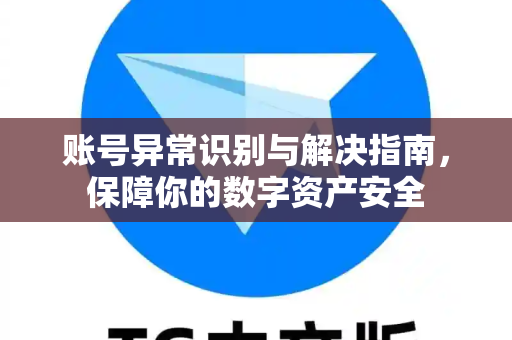 账号异常识别与解决指南，保障你的数字资产安全-第1张图片-纸飞机Telegeram下载-纸飞机Telegeram官网