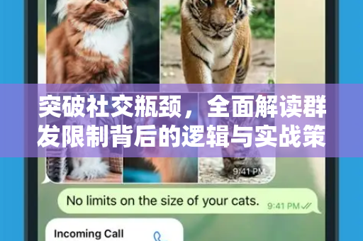 突破社交瓶颈，全面解读群发限制背后的逻辑与实战策略-第1张图片-纸飞机Telegeram下载-纸飞机Telegeram官网