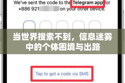 当世界搜索不到，信息迷雾中的个体困境与出路-第1张图片-纸飞机Telegeram下载-纸飞机Telegeram官网